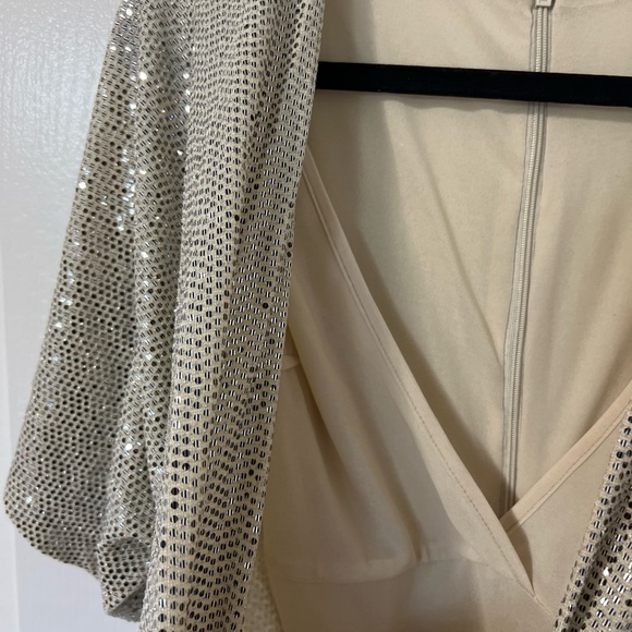 Ladyform Silver Sequin Dress - Picture 4 of 5